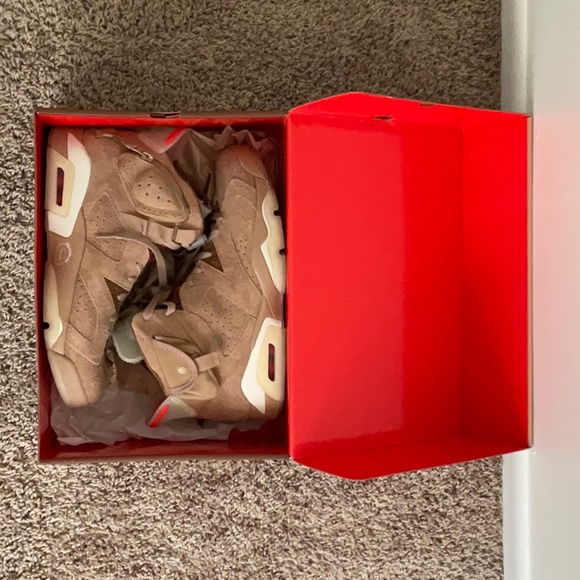 Travis Scott x Air Jordan 6 Retro SP British Khaki - Picture 3 of 6